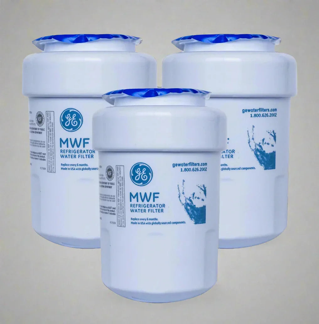 GE MWF replacement refrigerator water filter - 3 pack